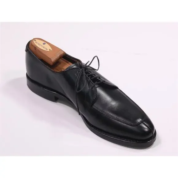 Allen Edmonds Delray Black Aplit Toe Leather Oxford Dress Shoes 9 A New! - Picture 7 of 12